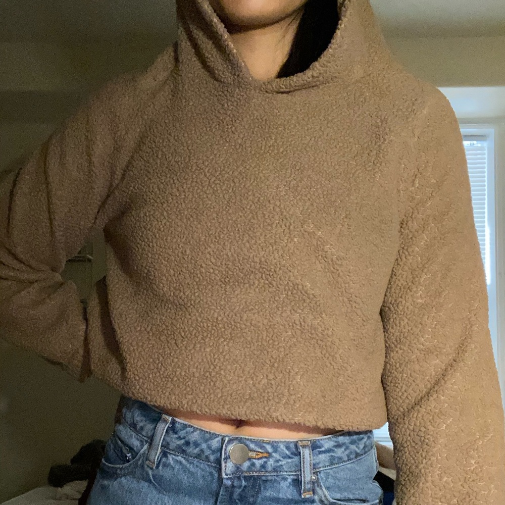 Fluffy Teddy Hoodie With Teddy Ears
